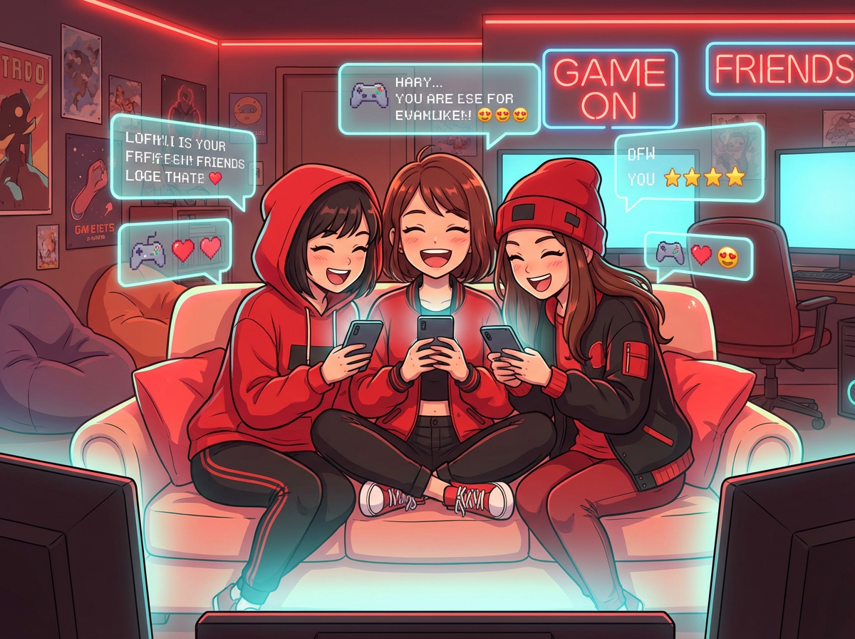 聚友互娱元宇宙社交体验 - 好友组队游戏